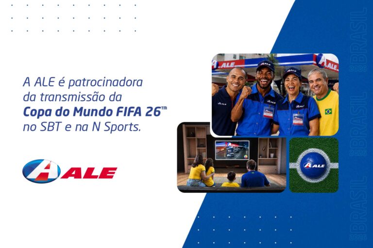 ALE Combustíveis patrocina cobertura da Copa do Mundo 2026 no SBT