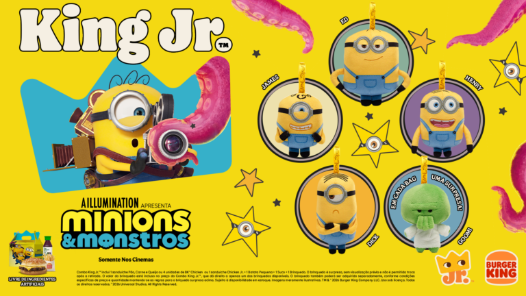Minions estrelam nova coleção de brinquedos do Burger King