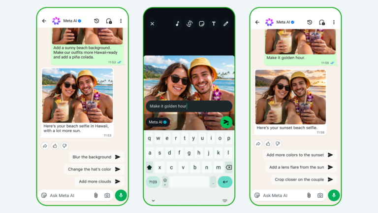 Meta integra gerador de imagens ao chatbot Meta AI