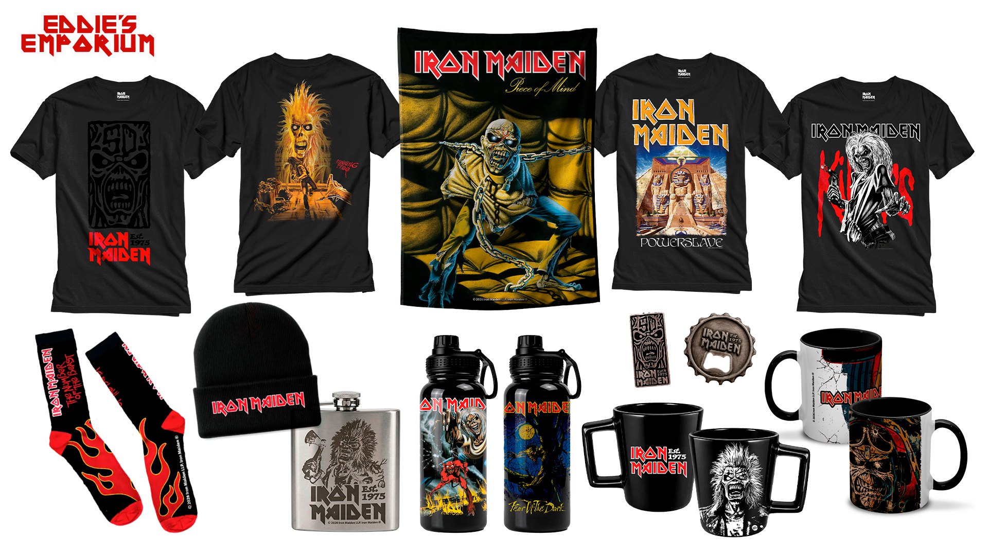 Iron Maiden ganha primeira loja oficial em São Paulo